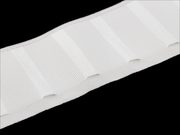 Řasící stuha na závěsy šíře 75 mm s poutky na kovové háčky METRÁŽ