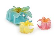 Skřipec do vlasů květ sada 2+1 ks