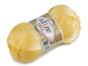 Pletací příze Alize Diva 100 g — 21 (187) žlutá
