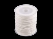 Šňůrka PES Ø0,5 mm — 27 Off White s vlascem