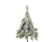 Umělý stromeček na drátku zasněžený do věnců, květináčů 13 cm, 17 cm — 1 (13 cm) zelená