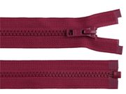 Kostěný zip YKK No 5 délka 65 cm bundový — 288 bordó