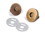 Magnetické zapínání Ø14 mm sada 5 kusů — 1 staromosaz