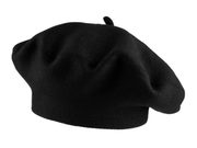 Dámský pletený baret — 7 černá