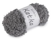 Příze pletací kudrnatá Katka 100 g — 8 (413) šedá