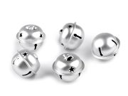 Rolničky Ø24 mm, 30 mm - 10 kusů —  3 (Ø30 mm) stříbrná