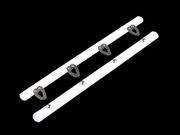Korzetové zapínání šíře 12 mm více délek — 2 (20 cm) bílá