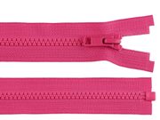 Kostěný zip YKK No 5 délka 65 cm bundový — 312 růžová