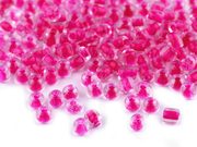 Rokajl 6/0 - 4 mm s průtahem, zářivé barvy 50g — 185R růžová neon