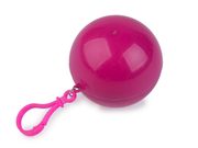 Pláštěnka jednorázová v kouli s karabinou — 6 pink