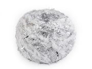Vánoční pletací příze Alfie 50 g — 5 bílá stříbrná