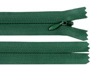 Zip skrytý nedělitelný 3 mm délka 50 cm — 273 zelená smrková