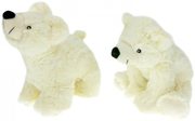 PLYŠ Medvěd lední 27 cm 2 druhy Bílý