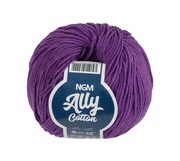 Příze ALLY cotton Fialová /021 — 50 g, 140 m