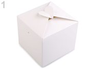 Papírová krabička se srdcem 11x12,5x12,5 cm