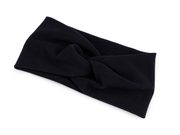 Dámská čelenka soft fleece křížená — 7 modrá tmavá