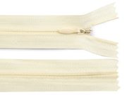 Zip skrytý nedělitelný 3 mm délka 35 cm — 103 krémová nejsvět.