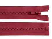 Kostěný zip šíře 5 mm délka 60 cm (bundový) — 178 bordó
