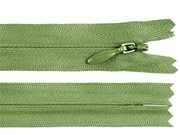 Spirálový zip skrytý YKK No 3 délka 50 cm — 211 zelená šalvěj tmavá