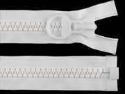 Kostěný zip extra velký NO 20 délka 50 cm, 55 cm — 3 (50 cm) bílá