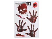 Samolepicí fólie Halloween — 10 červená tmavá