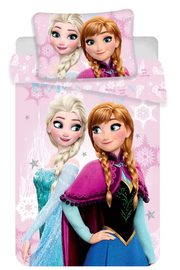 Disney povlečení do postýlky Frozen pink baby 100x135, 40x60 cm