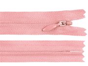 Spirálový zip skrytý YKK No 3 délka 60 cm — 851 pudrová