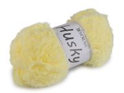 Pletací příze Husky 100 g — 19 žlutá světlá