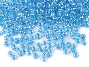 Rokajl 8/0 - 3 mm s průtahem, zářivé barvy 50g — 2216 modrá