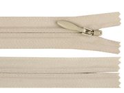 Spirálový zip skrytý YKK No 3 délka 60 cm — 572 béžová nejsv.