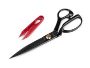 Krejčovské nůžky PIN délka 27; 28 cm a cvakačky v krabičce — 2 (28 cm) černá