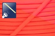 Padáková šňůra PARACORD 25 metrů — oranžová  neon