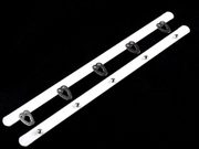Korzetové zapínání šíře 12 mm více délek — 1 (25 cm) bílá