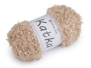 Příze pletací kudrnatá Katka 100 g — 2 (411) béžová světlá