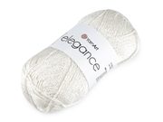 Pletací příze Elegance lurex 50 g — 14 (118) slonová kost