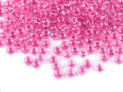 Rokajl 8/0 - 3 mm s průtahem, zářivé barvy 50g — 2203 pink