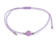 Náramek shamballa minerální korálek — 11 lepidolit syntetický