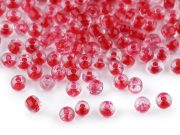 Rokajl 6/0 - 4 mm s průtahem, zářivé barvy 50g — 185B červená