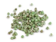 Skleněné korálky s melírovaným efektem Ø4 mm — 2 (06) zelená pastelová sv.