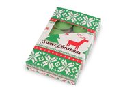 Vánoční vonné čajové svíčky Ø4 cm — 6 (Sweet Christmas) zelená