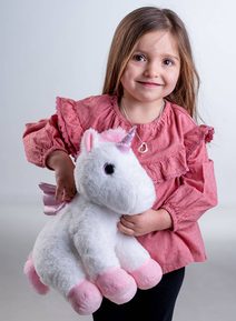 PLYŠ Jednorožec Snílek usínáček na baterie Světlo Zvuk *PLYŠOVÉ HRAČKY*