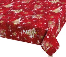 Ubrus VÁNOCE Červená,Zlatá 4300/126