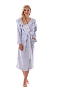 Župan s kapucí Siena unisex světle šedá 31 56 9151