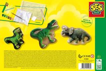Sádroví dinosauři kreativní set k odlévání z gumové formy