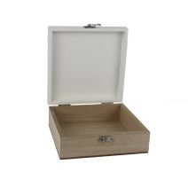 Dekorační klip srdce, 20 ks D7652 - 8x8x3