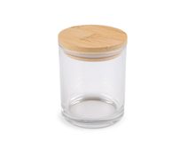 Sklenička na výrobu svíček s bambusovým víkem