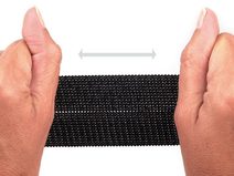 Suchý zip plyš šíře 20 mm elastický metráž