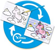 SES CREATIVE Kreslící spirála zvířátka kreativní set s 6 fixy v krabici