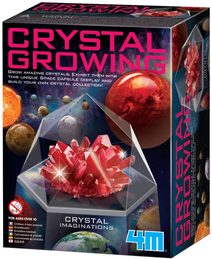 Krystaly 4M červené experimentální vědecký vzdělávací set