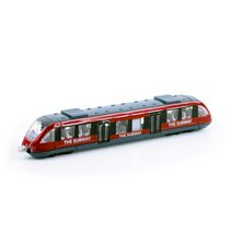 Metro kovová vlaková souprava 17cm volný chod 4 druhy v krabičce